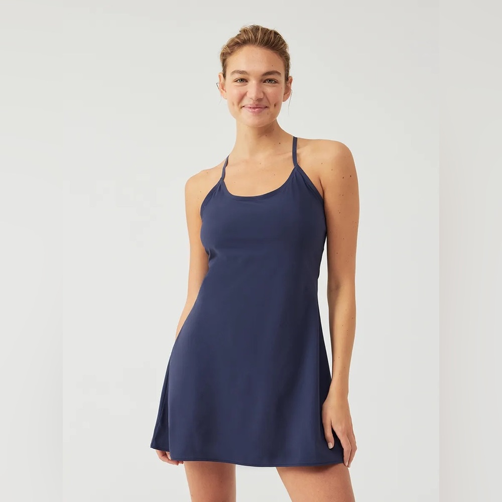 Navy blue Outdoor Voices exercise dress